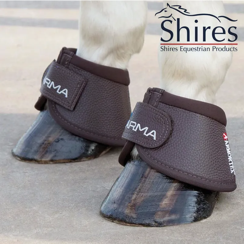 Shires Arma Comfort Over Reach Boots - Brown