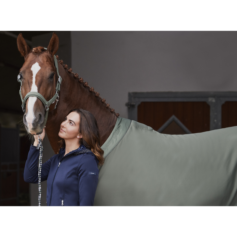 Eskadron Jersey Glossy Collar Sweat Rug Platinum AW22 - Ash Green-1