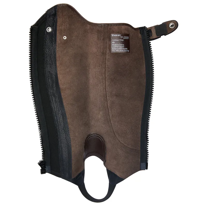 Ariat Unisex Heritage Contour Half Chaps - Light Brown-3