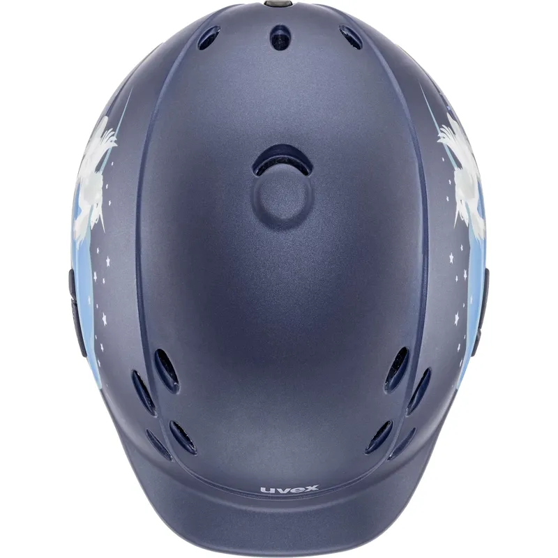 Uvex Onyxx Unicorn Riding Hat - XXXS-XS - Navy Mat-2