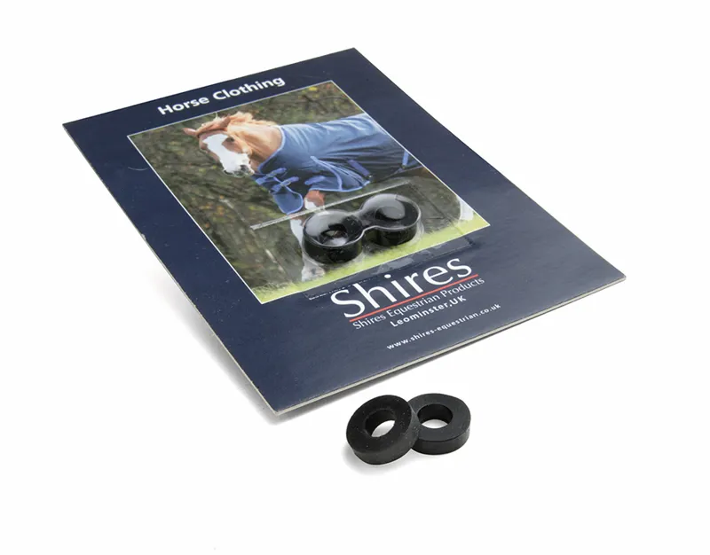Shires One Pair Rubber Spare Surcingle Rings