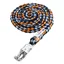 Schockemohle Panic Style Leadrope - Night/Mandarin/Platin