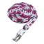 Schockemohle Panic Style Leadrope - Slate Grey/Hot Pink/Platin