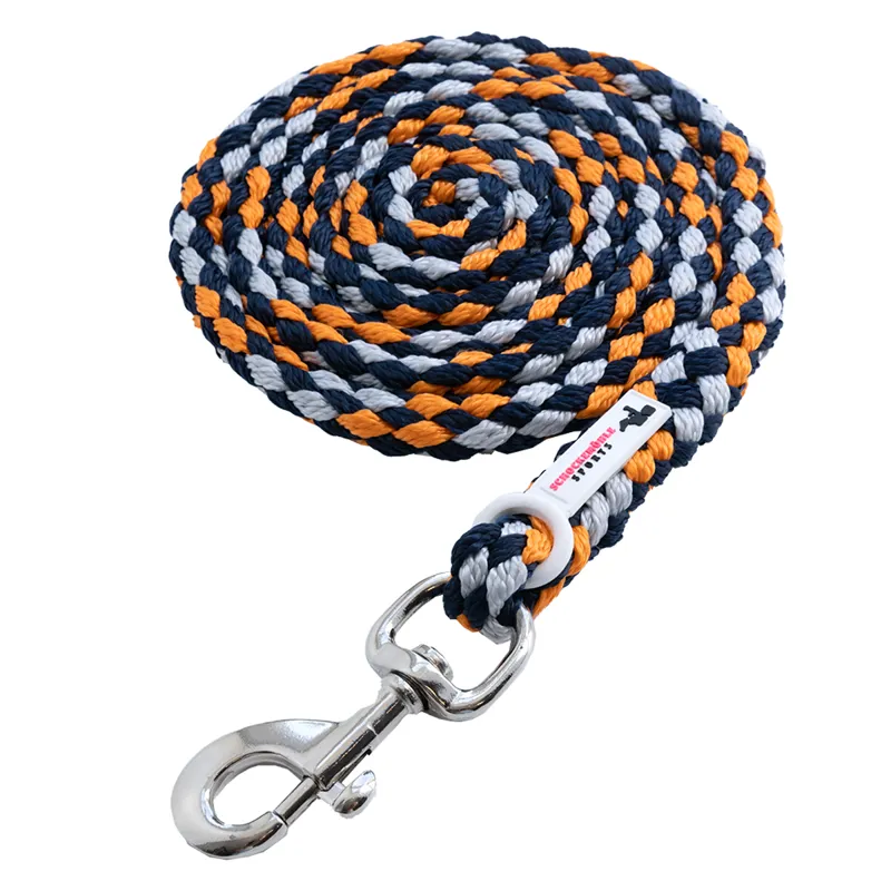 Schockemohle Catch Style Leadrope - Night/Mandarin/Platin