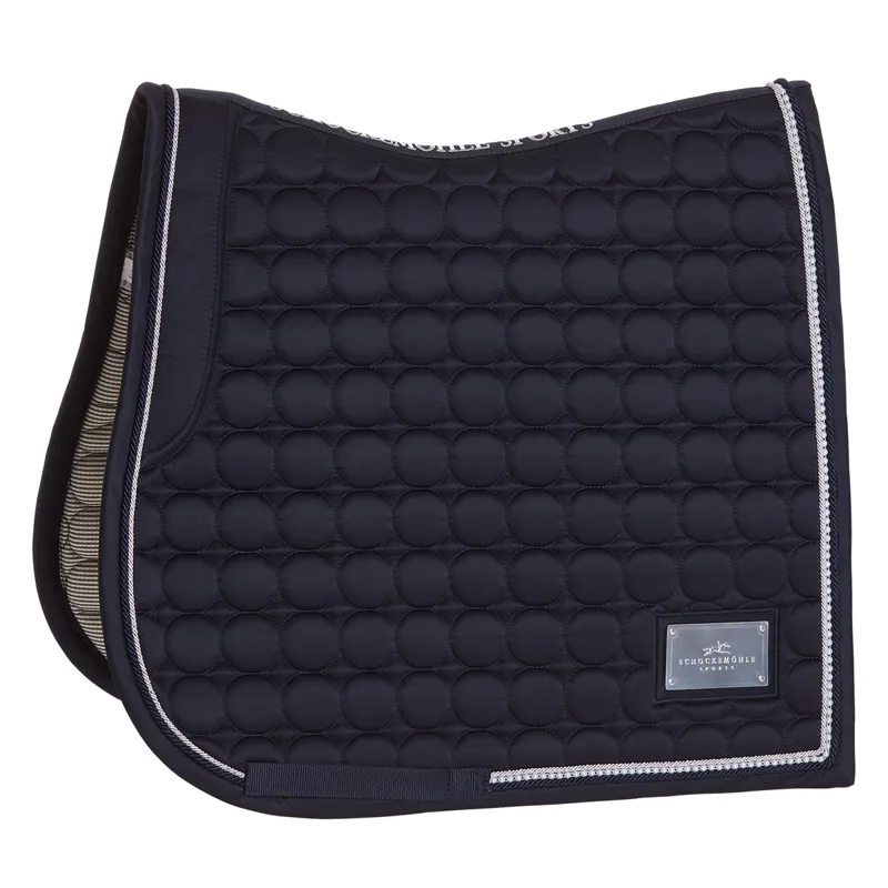 Schockemohle Sanya.SP Dressage Style Saddle Pad - Blue Nights Logo 