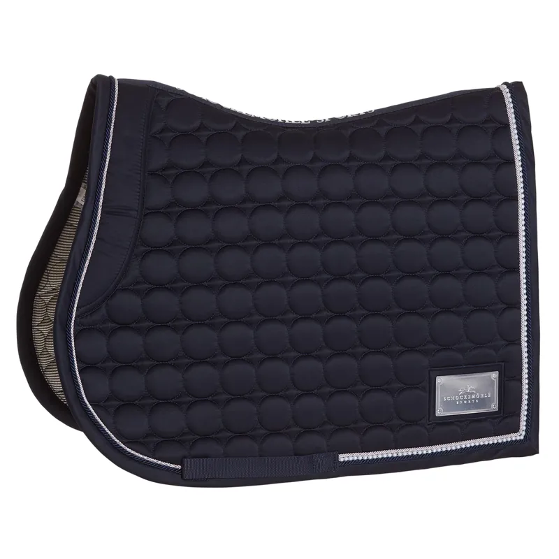 Schockemohle Sanya.SP GP Style Saddle Pad - Blue Nights Logo
