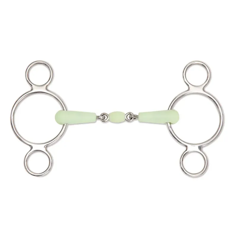 Shires Equikind Peanut Two Ring Gag