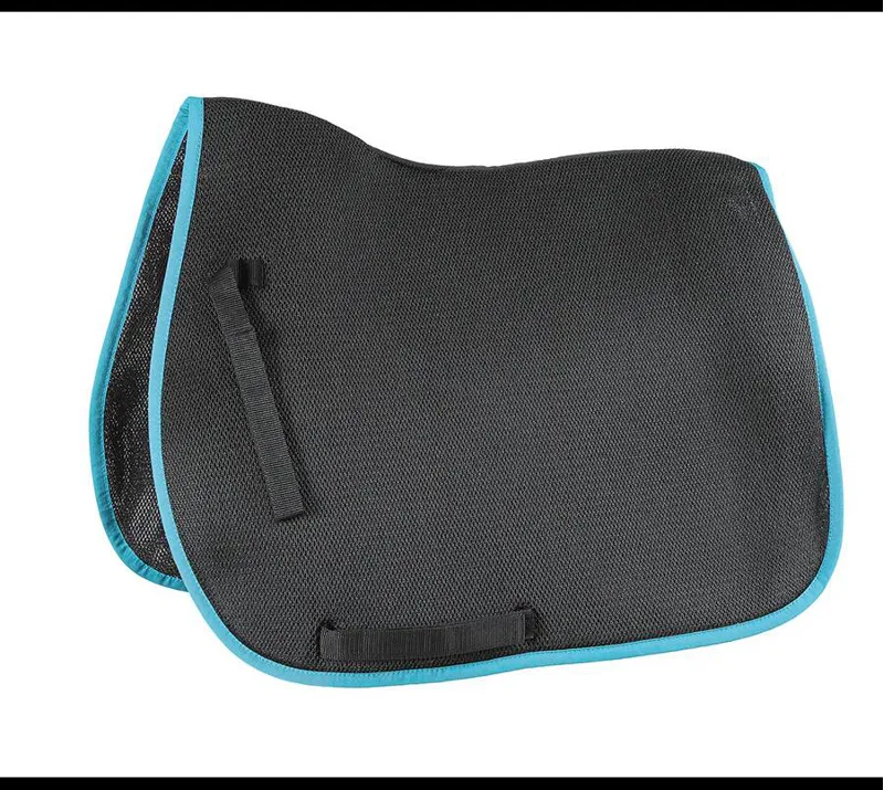 Shires Air Motion Saddlecloth In Black/Teal