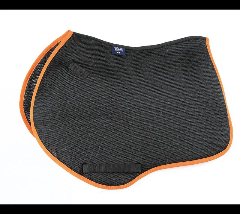 Shires Air Motion 17-18 Inch Jump Saddlecloth In Black/Orange