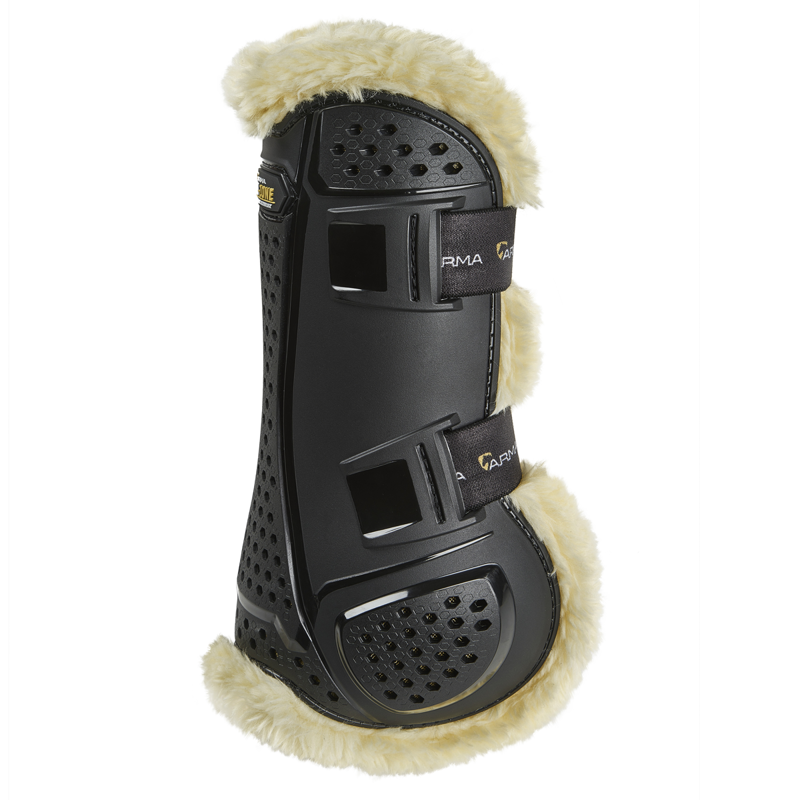 Shires ARMA OXI-ZONE Supafleece Tendon Boots - Black-2