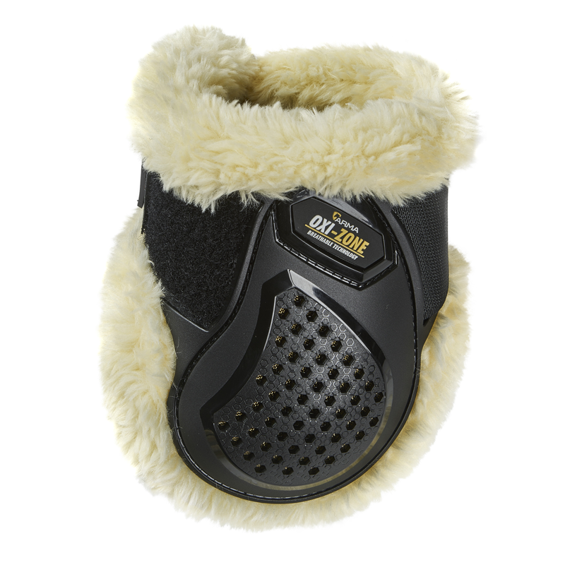 Shires ARMA OXI-ZONE Supafleece Fetlock Boots - Black-1