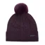 WeatherBeeta Cable Knit Pom Pom Beanie - Blackberry