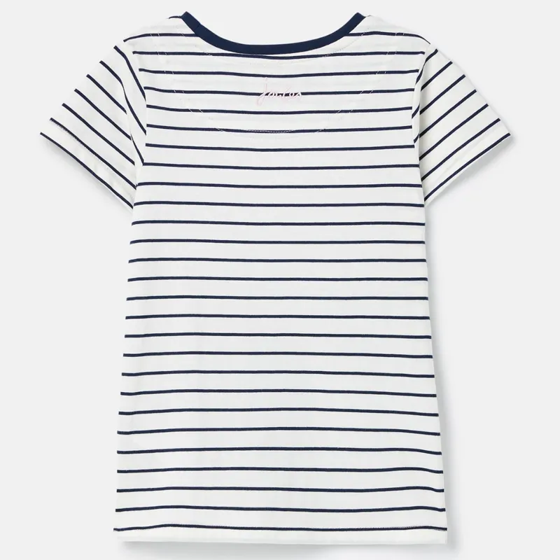 Joules Astra Artwork T-Shirt - Butterfly Stripe-1