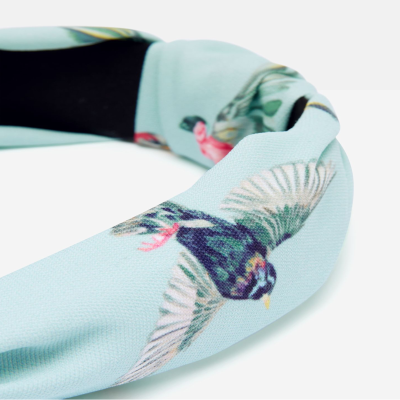 Joules Lovett Printed Headband - Lido Blue-1