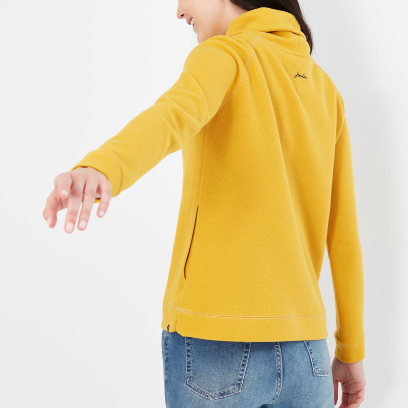 Joules Nadia Ribbed Sweatshirt - Antique Gold-1