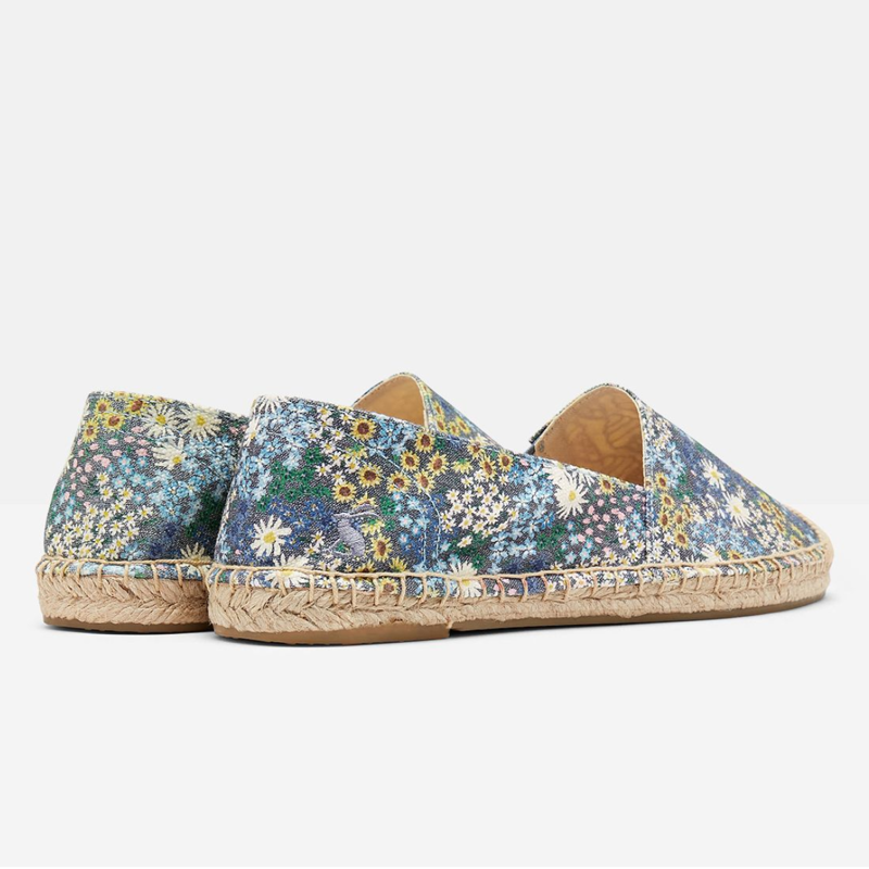 Joules Shelbury Espadrille With Embroidered Details - Ditsy-1