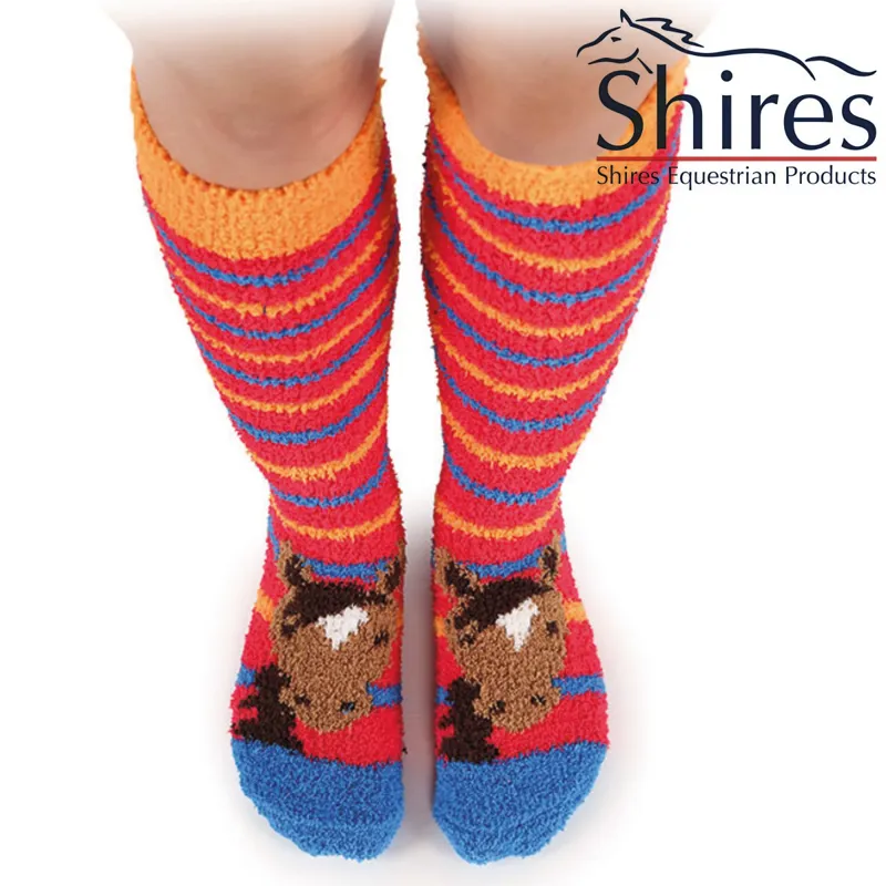 Shires Fluffy Socks - Adult - Bay