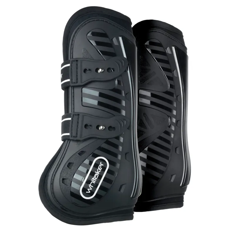 John Whitaker Bingley Tendon and Fetlock Boot Set - Black 