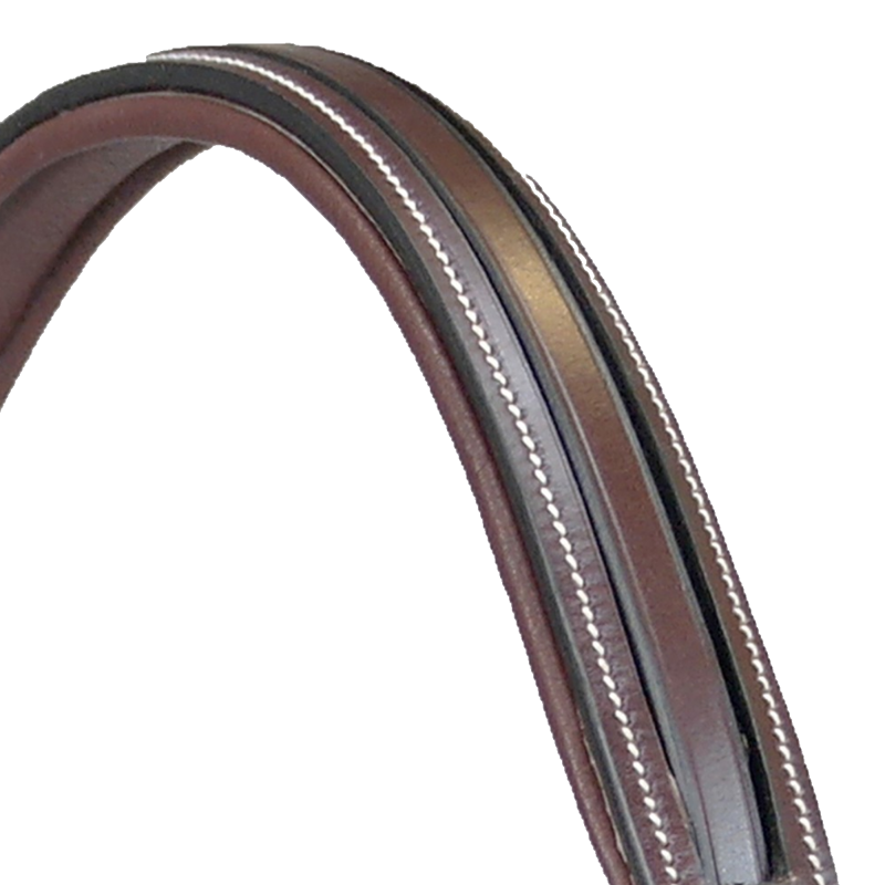 John Whitaker Valencia Performance Flash Bridle - Light Havana -1