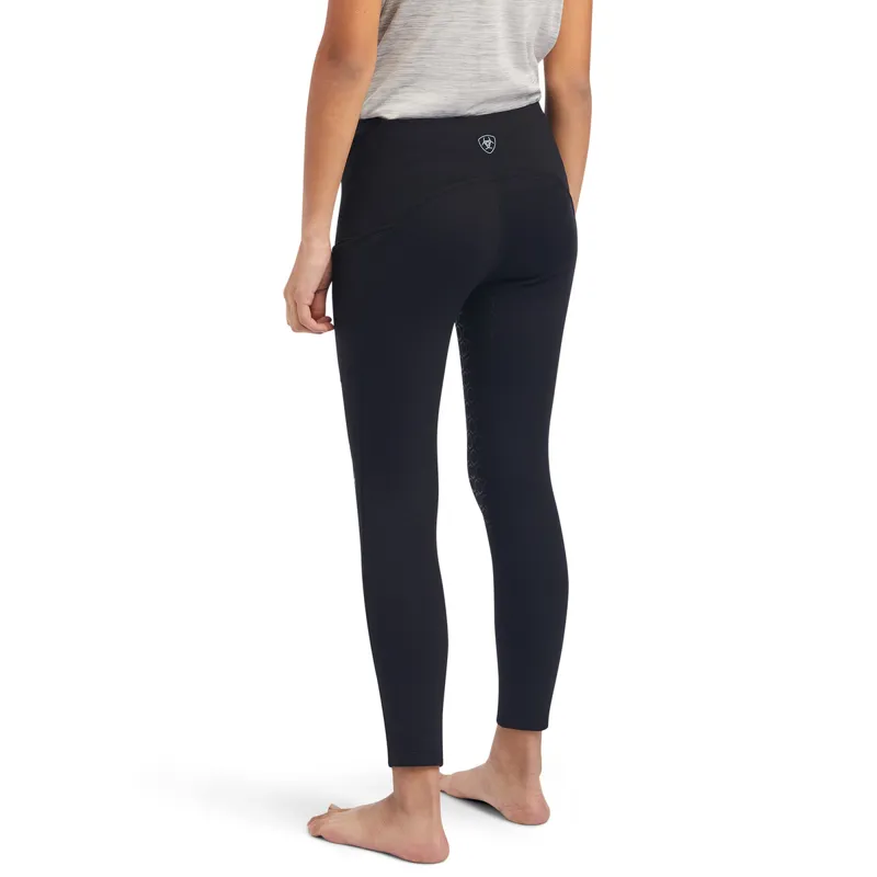 Ariat Youth Venture Thermal Half Grip Tights - Black-1