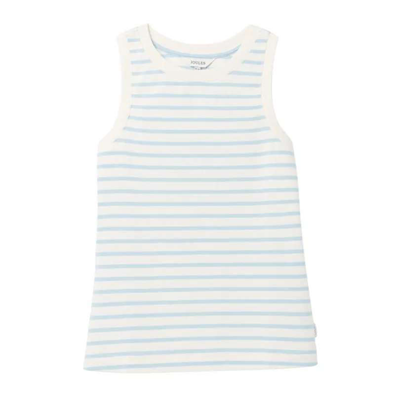Joules Ladies Harbour Vest - Blue Cream Stripe