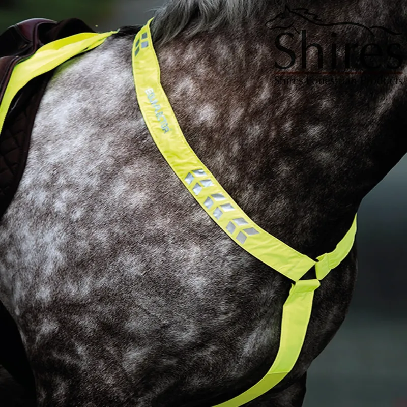Shires EQUI-FLECTOR Breastplate - Bright Yellow