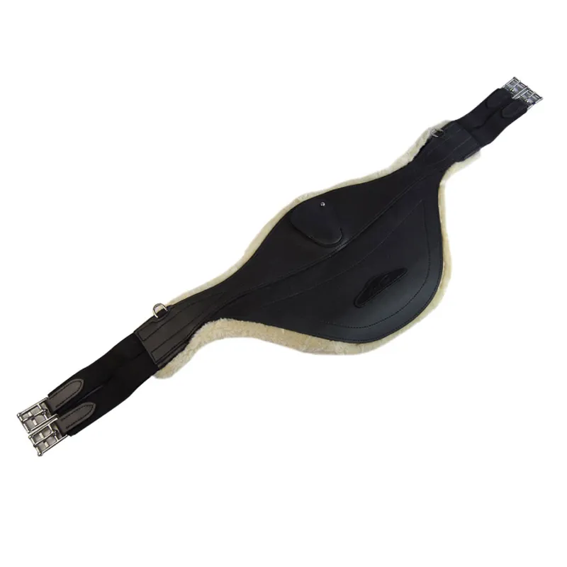 Mark Todd Deluxe Synthetic Stud Girth with Carbine Hook - Black