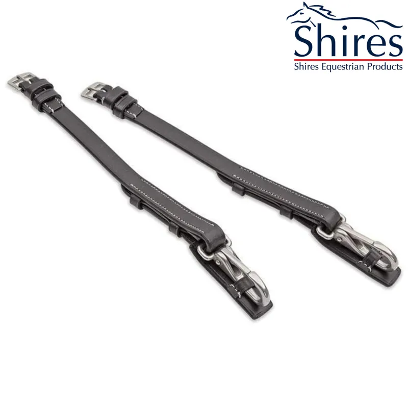 Shires Avignon Bridle Cheeks - Black