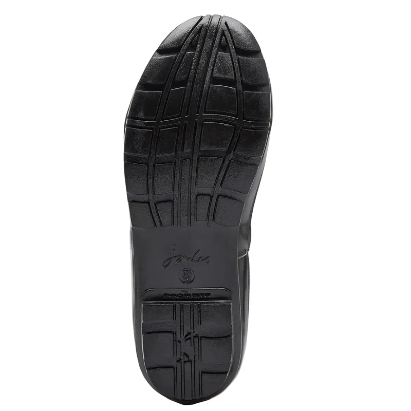 Joules Ladies Glossy Field Wellies - Black-3