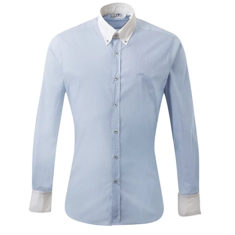 Horseware AA 205 Men's Long Sleeve Competition Shirt - Blue