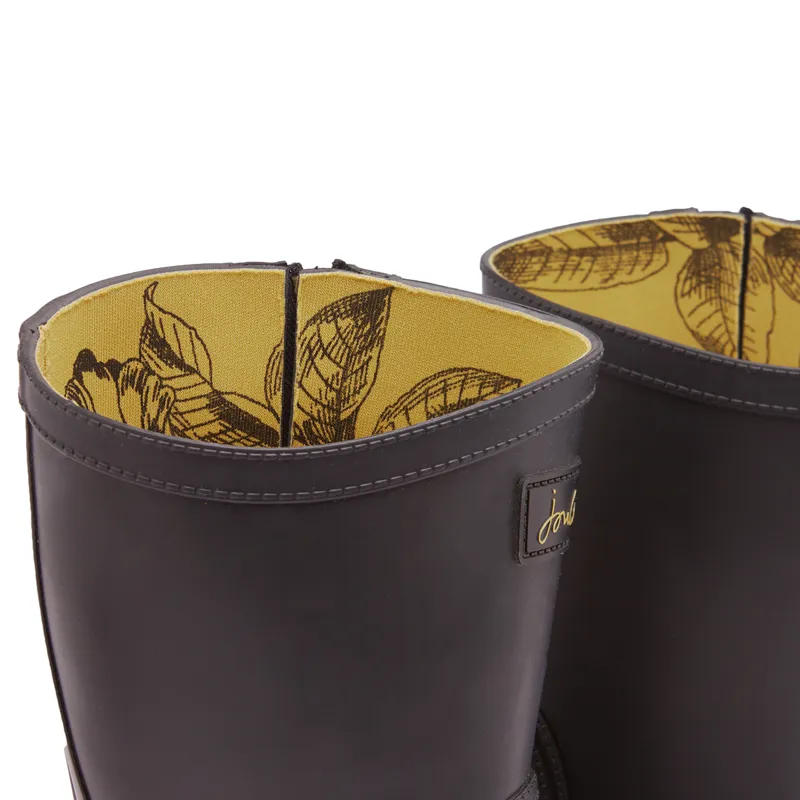 Joules Rosalind Mid Height Wellies with Interchangeable Tassel - Black-3