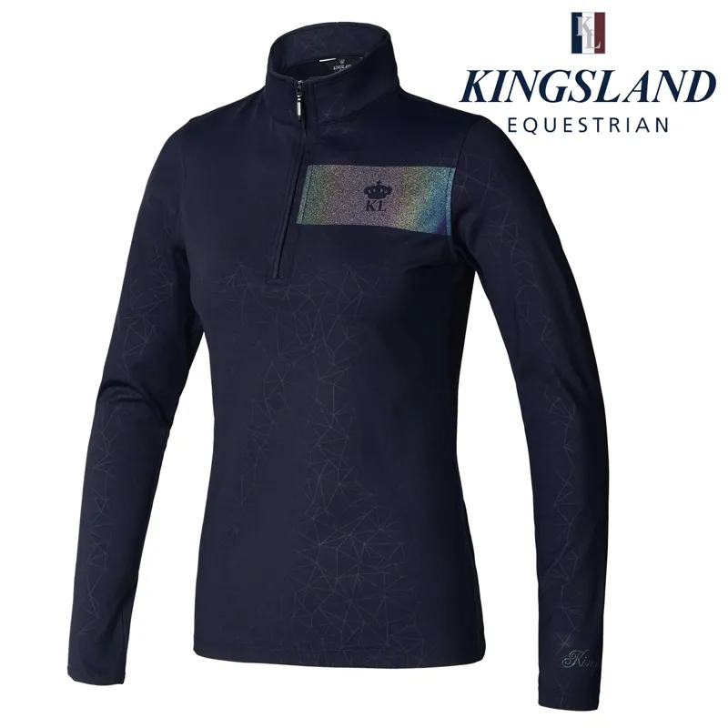 Kingsland KLtenley Ladies 1/2 Zip Training Shirt - Navy
