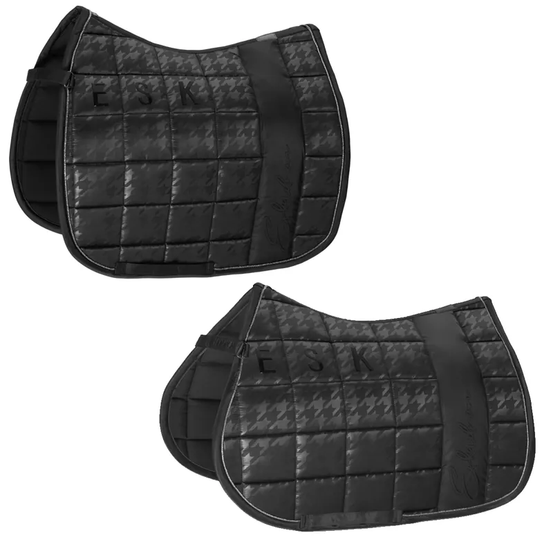 Eskadron Big Square Glossy Saddle Cloth Essence AW22 - Black 