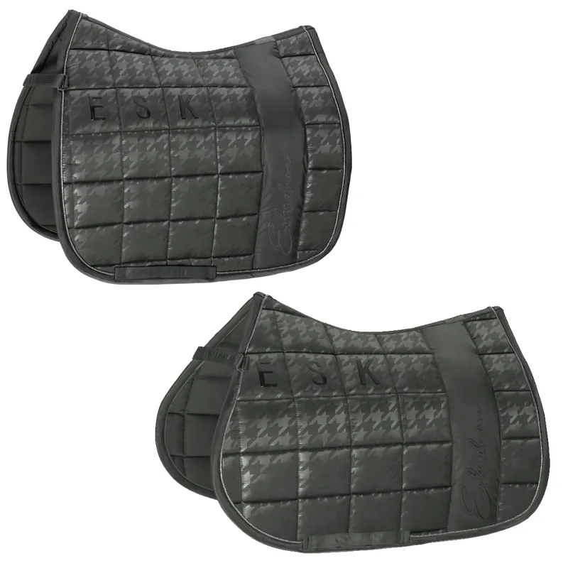 Eskadron Big Square Glossy Saddle Cloth Essence AW22 - Dark Olive 