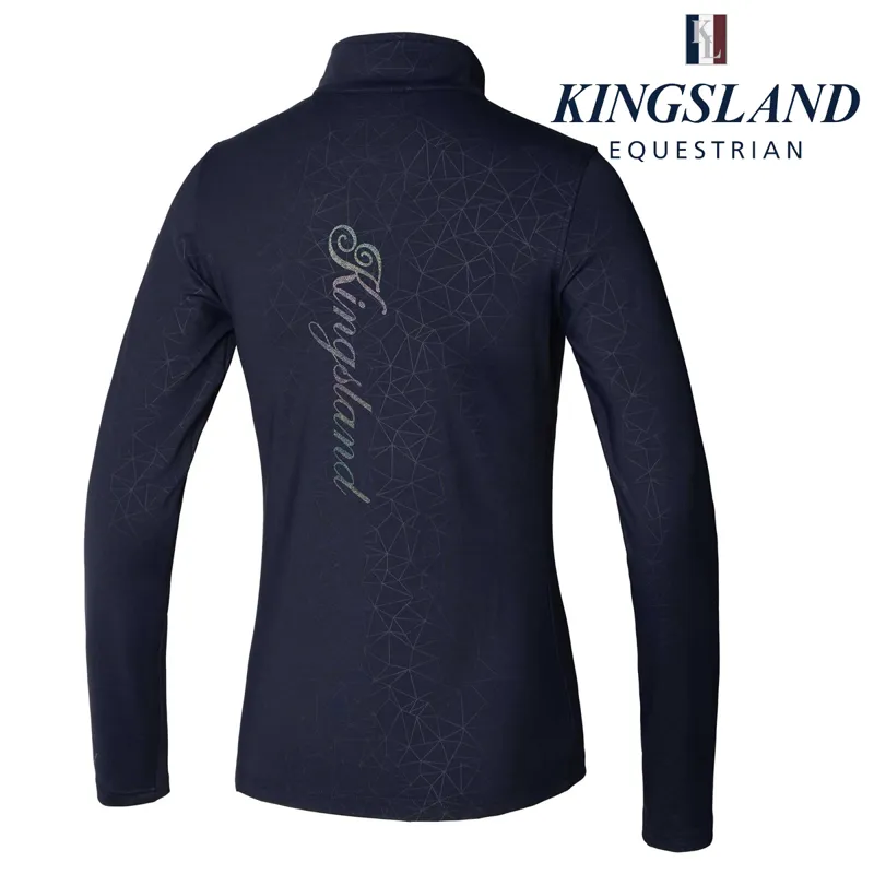 Kingsland KLtenley Ladies 1/2 Zip Training Shirt - Navy-1