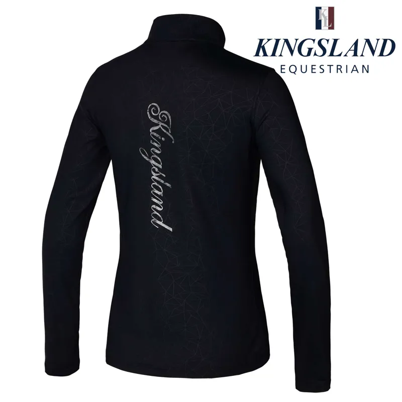 Kingsland KLtenley Ladies 1/2 Zip Training Shirt - Black-1