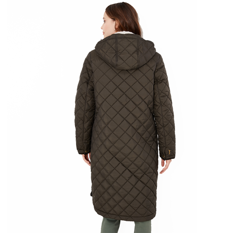 Joules Chatham Quilted Coat - Heritage Green-2