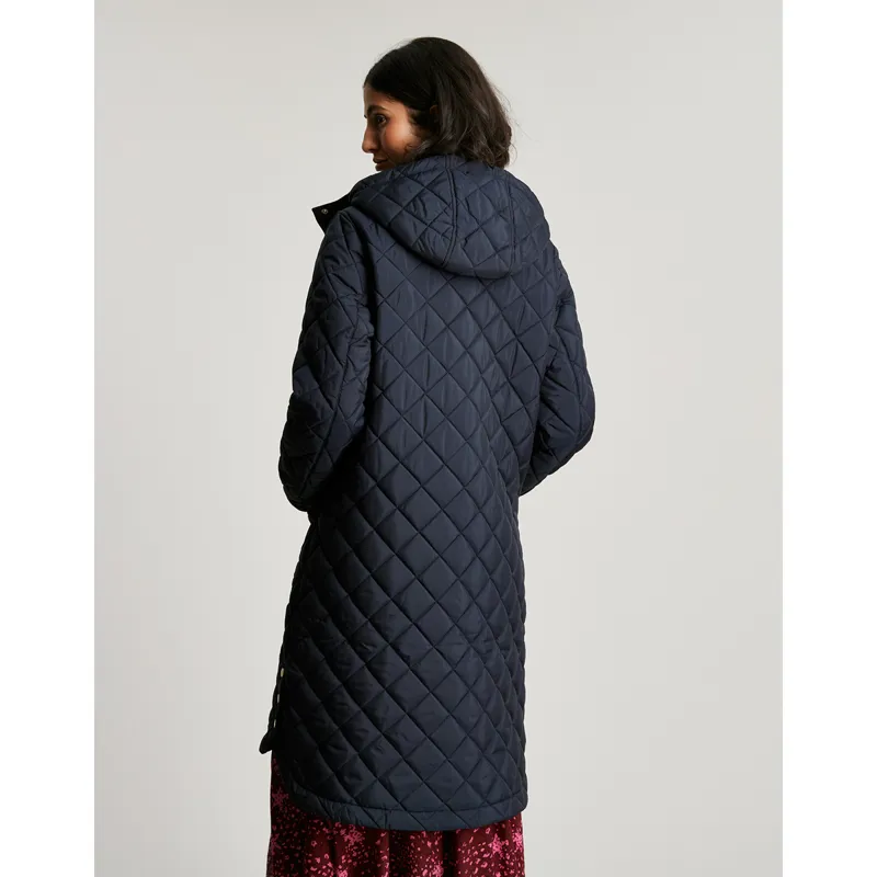 Joules Chatham Quilted Coat - Marine Navy-3