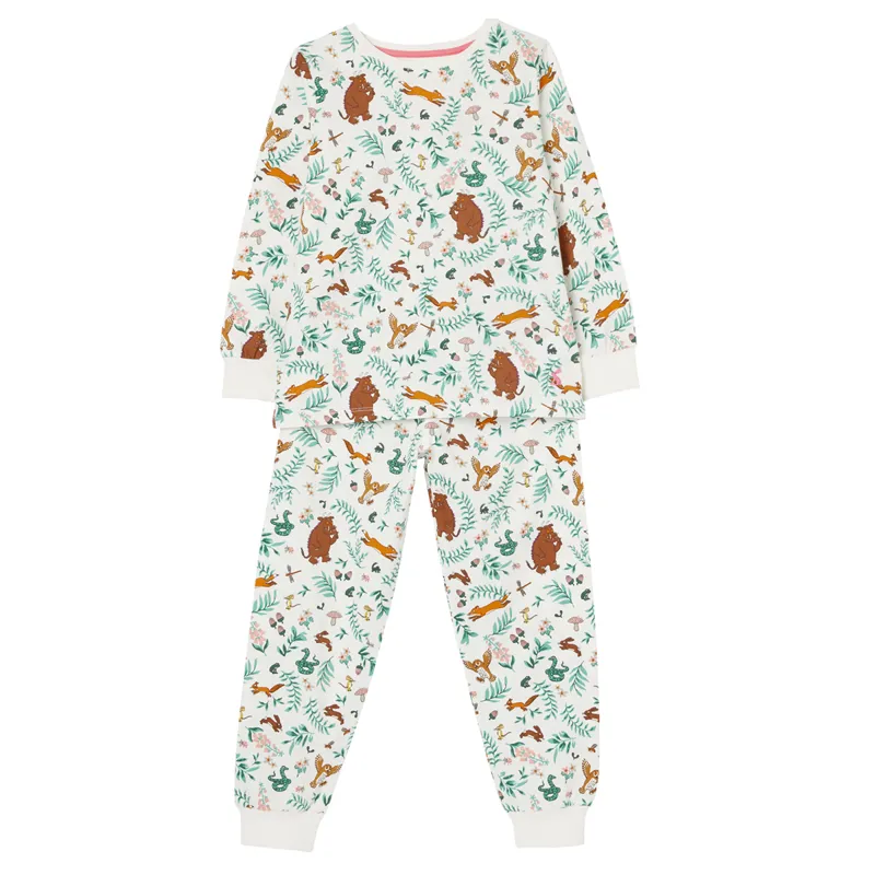 Joules Gruffalo Sleepwell Pyjama Set - Gruffalo White Floral