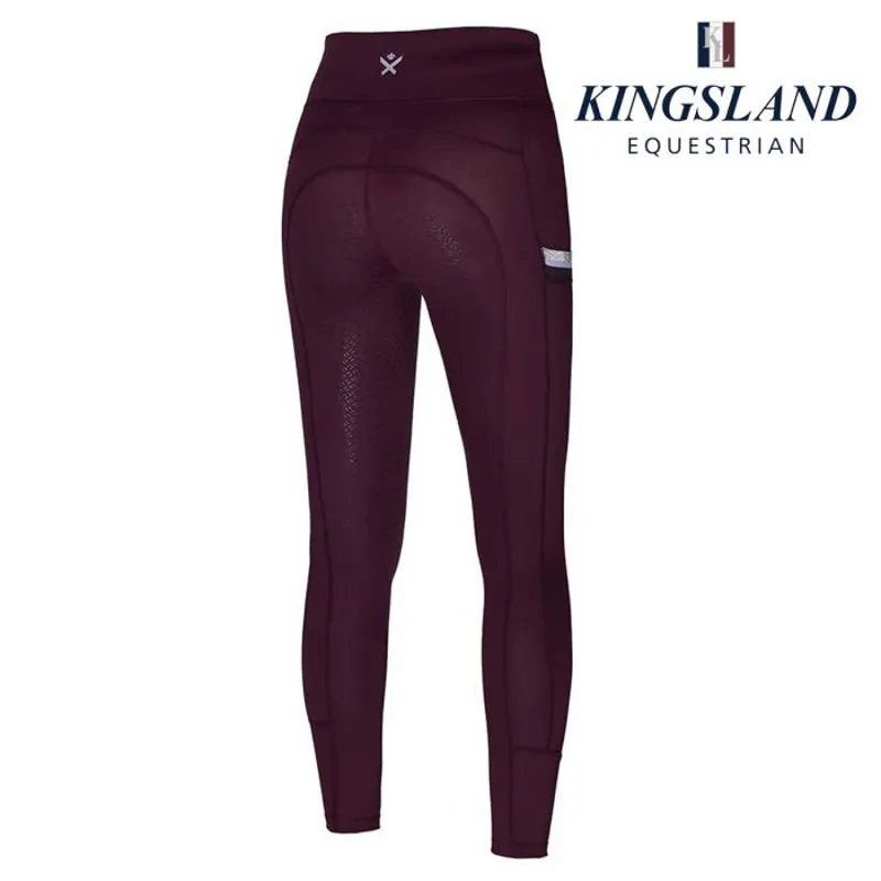 Kingsland KLkarina Full Grip Breeches - Red Fudge -1