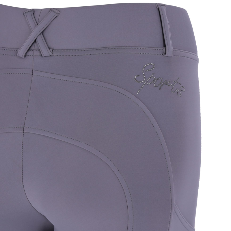 Schockemohle Ladies KG Style Classy Sporty Riding Tights - Slate Grey-3