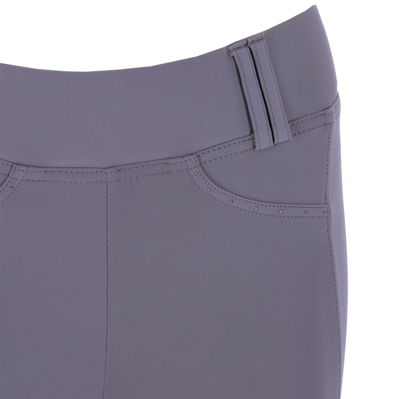 Schockemohle Ladies KG Style Classy Sporty Riding Tights - Slate Grey-2