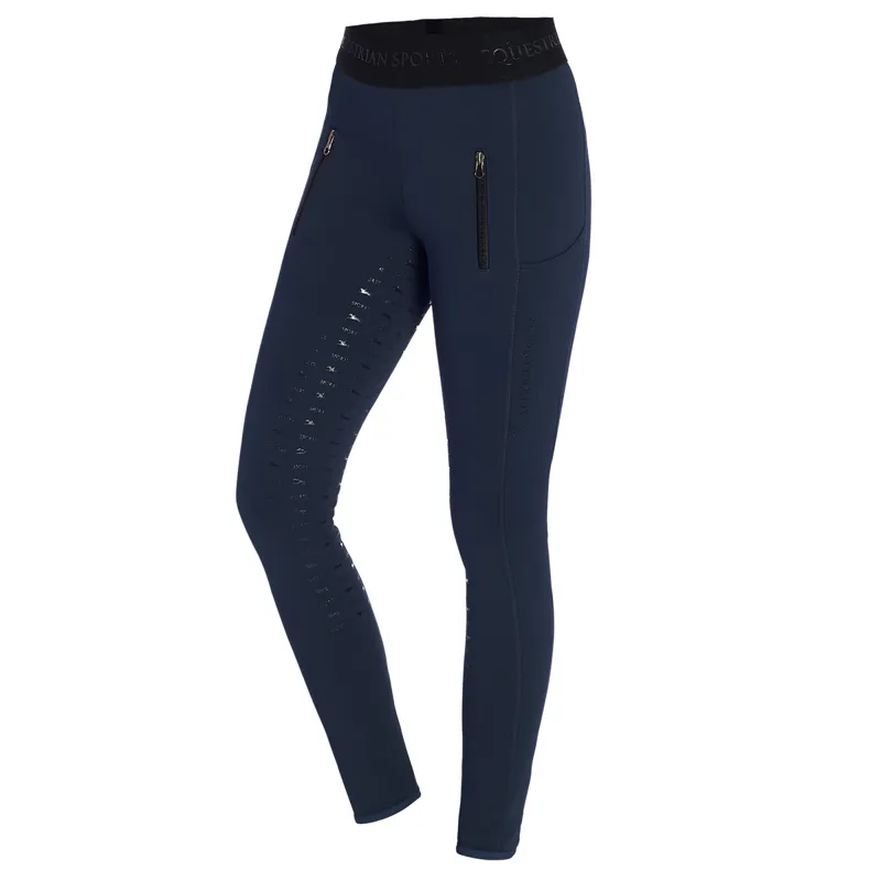 Schockemohle Sporty Winter Tights Style - Blue Nights