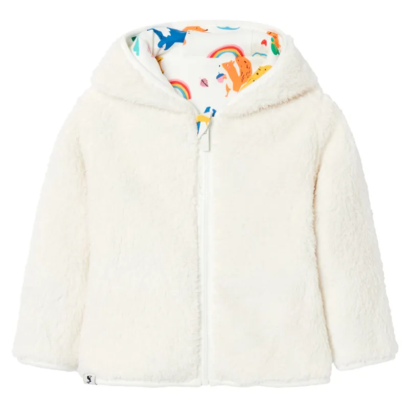 Joules Nursery Cosette Reversible Jacket - Wildling White