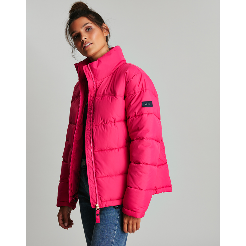 Joules Elberry Padded Jacket - Fusch Purple-2
