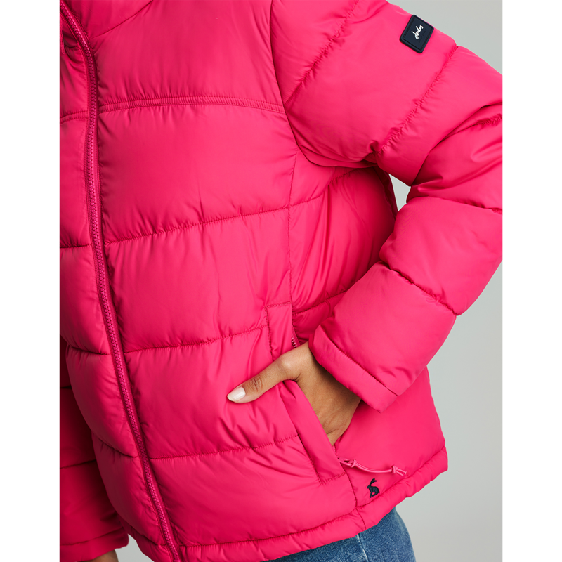 Joules Elberry Padded Jacket - Fusch Purple-4
