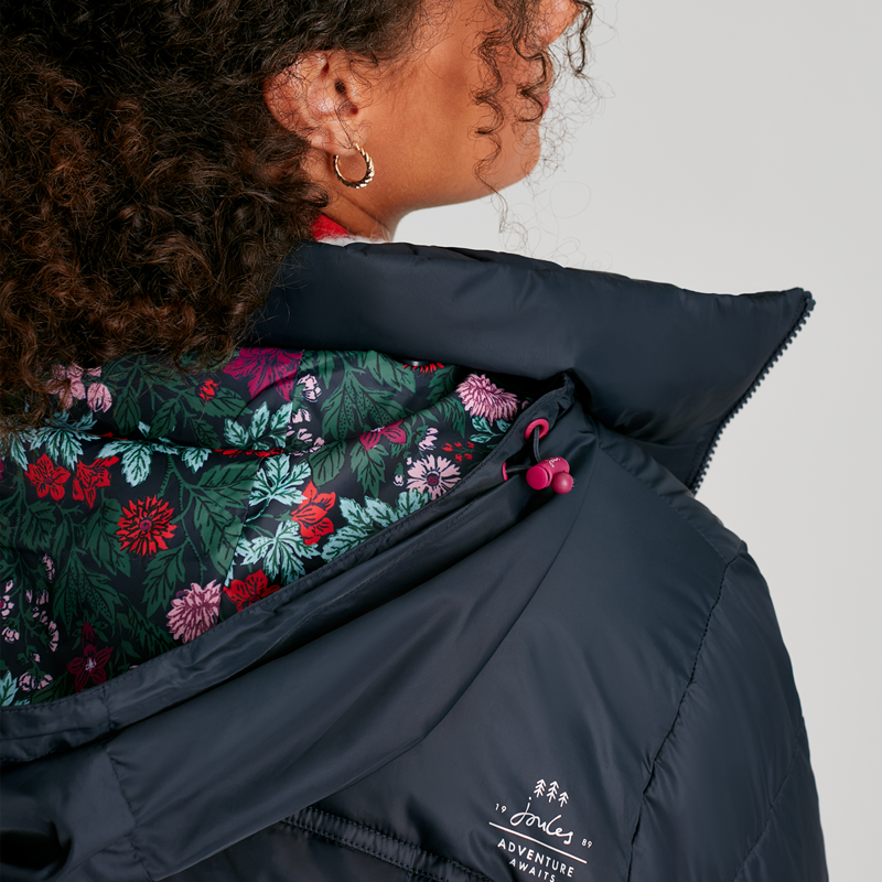 Joules Elberry Padded Jacket - Marine Navy-3
