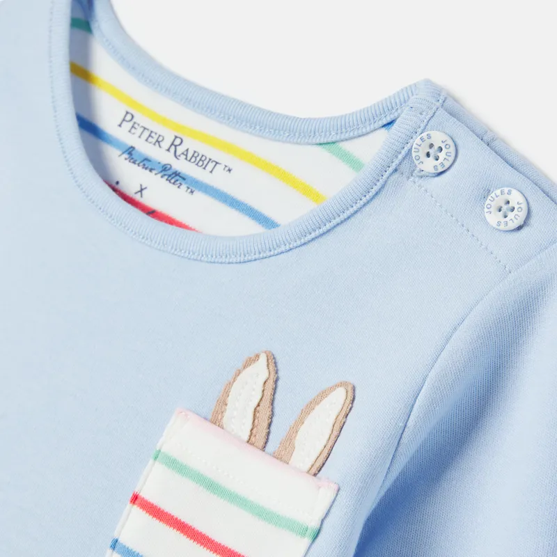 Joules Peter Rabbit Benjamin Cotton Set - Blue Peter Rabbit-2