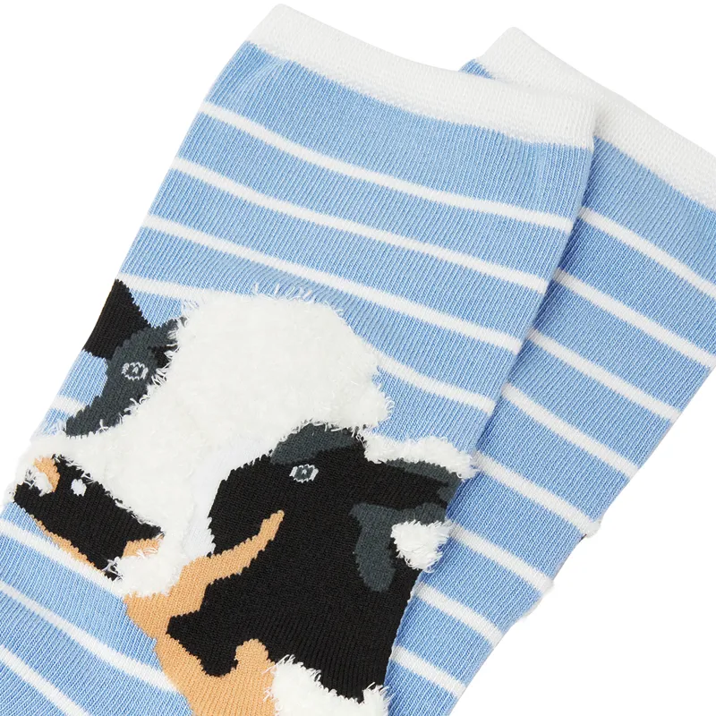 Joules Excellent Everyday Single Eco Vero Socks - Blue Cow-2