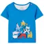Joules Tate Artwork Short Sleeve T-Shirt - Animal Blue
